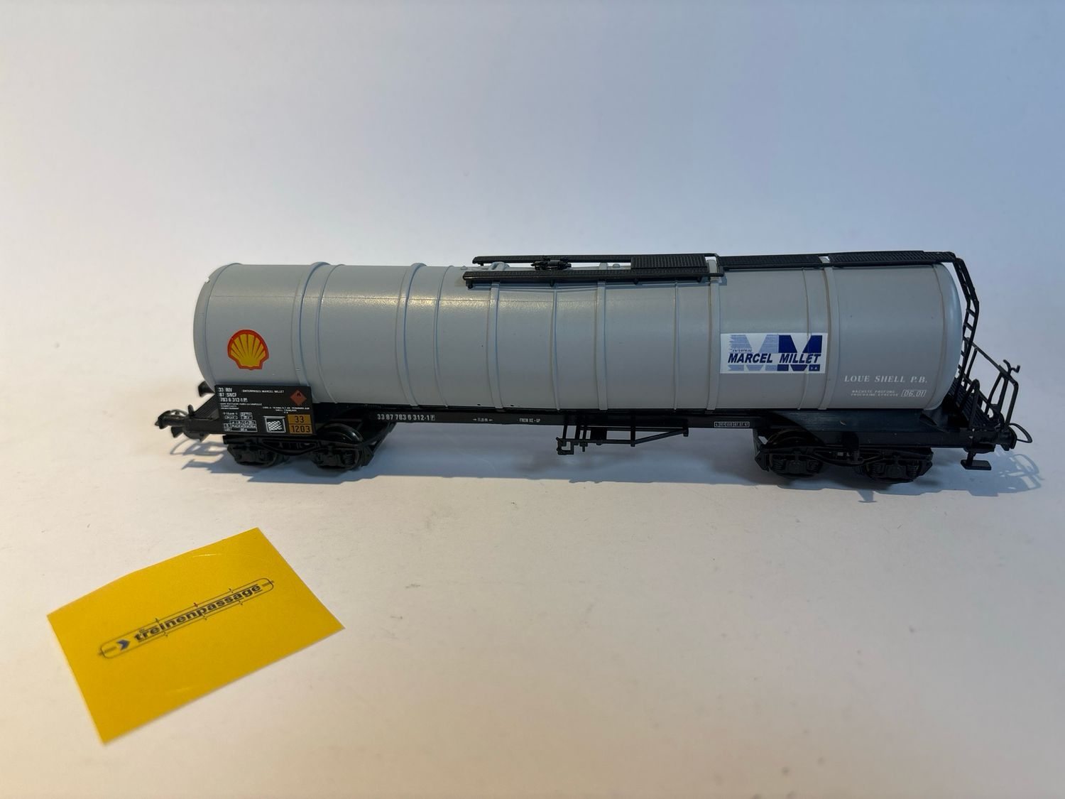 Sachsen Modelle 16283 - Kesselwagen Zans &quot;Shell Marcel Miller&quot; SNCF H0