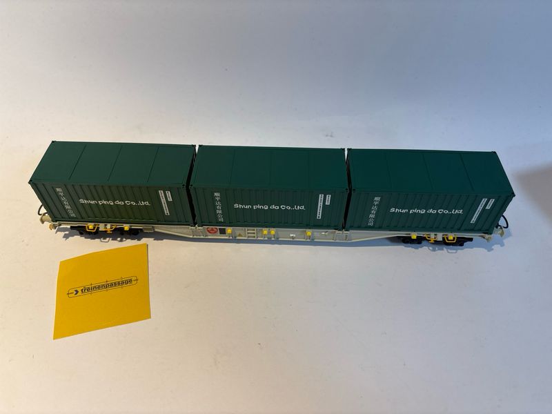 Roco 67825 -Containerwagen Shun ping DB AG