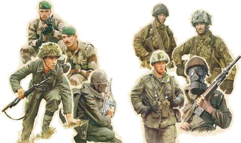 Italeri 6191 - NATO TROOPS 1980s 1:72