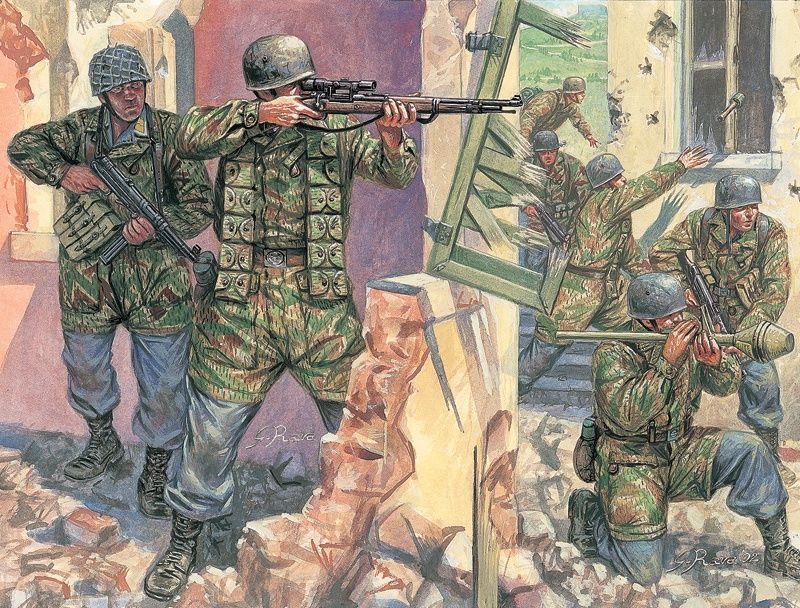 Italeri 6045 - German Paratroopers WII 1:72