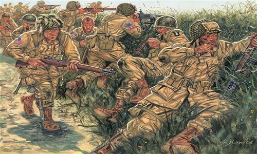 Italeri 6063 - U.S. Paratroopers WII 1:72