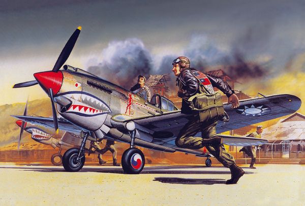 Academy 12456 - P-40B 1:72