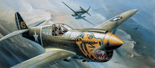 Academy 12468 - P-40E 1:72
