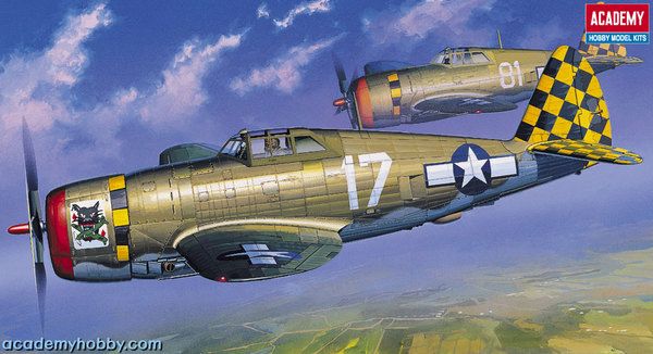 Academy 12492 - P-47D &quot;RAZOR-BACK&quot; 1:72