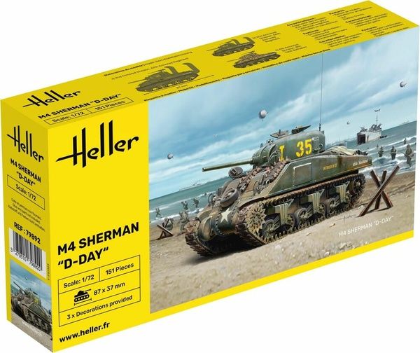 Heller 79892 - M4 Sherman &quot;D-Day&quot; 1:72