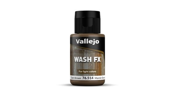 Vallejo 76514 - MODEL WASH DARK BROWN35ML