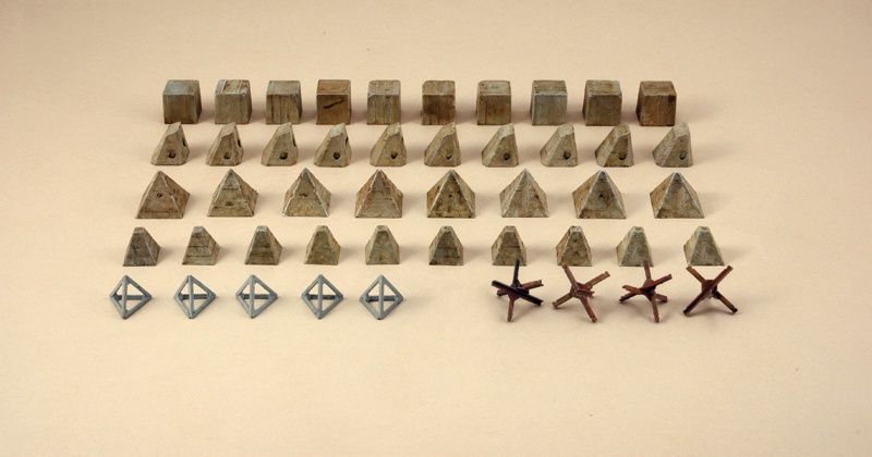 Italeri 6147  - Anti tank obstacles