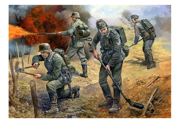 Zvezda 6110 - German Sturmpioniere WWII 1:72