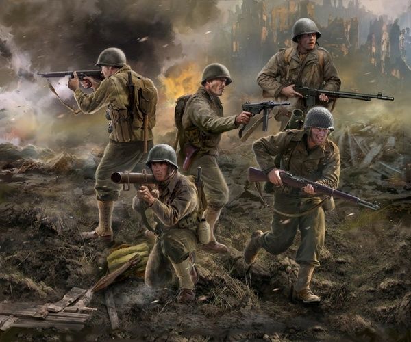 Zvezda 6278 - US Infantry WWII 1:72