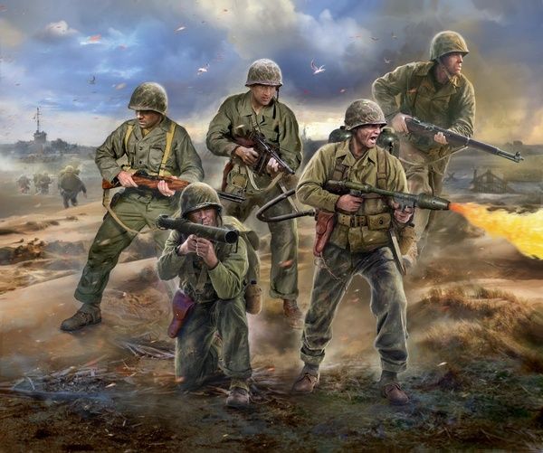 Zvezda 6279 - US Marines WWII 1:72