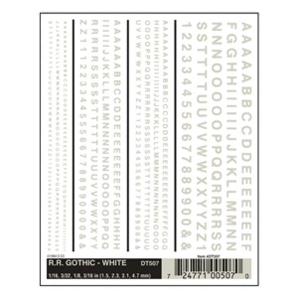 Woodland DT507 - R.R. Gothic - White
