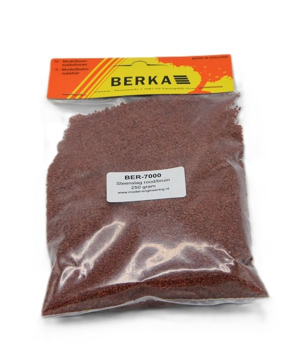 Berka 7000 - Steenslag Roodbruin 250gr