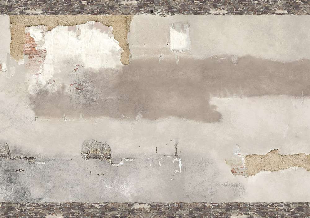 Busch 7437 - Decoratieve platen, verweerde muur