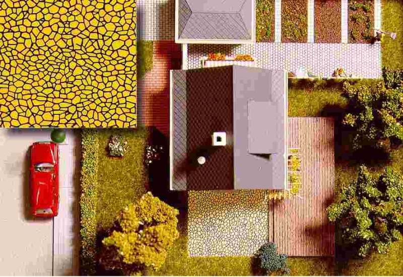 Busch 7037 - Decoratieve platen, terras