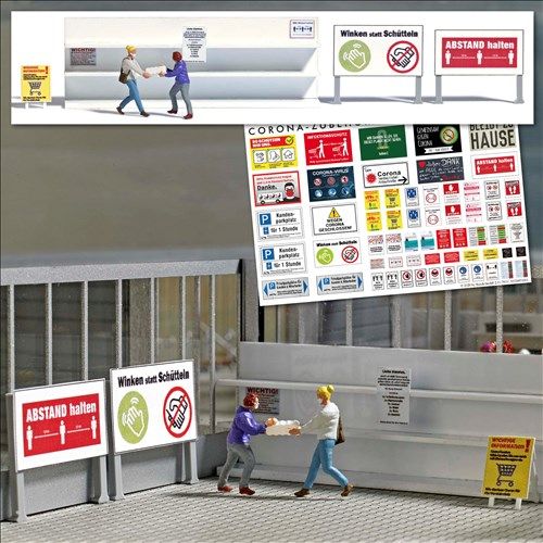 Busch 7910 - Het gevecht om  toiletpapier  H0