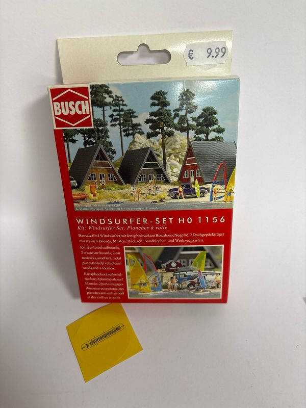 Busch 1156 - Windsurfer set  H0