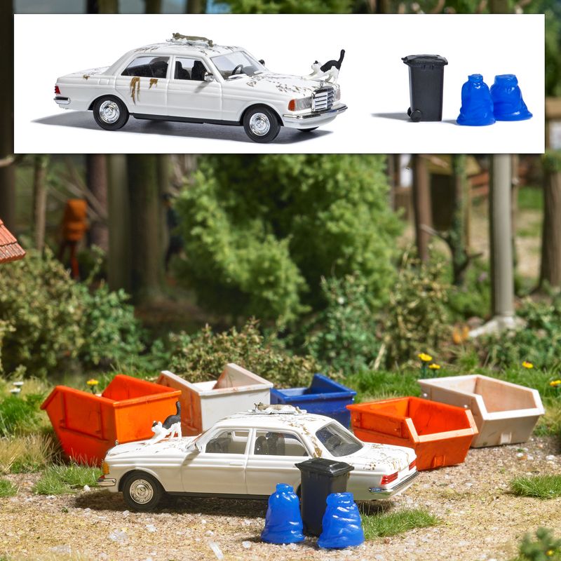 Busch 7985 - Katten auto H0