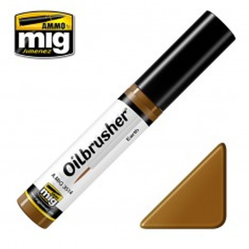 Ammo Mig 3514 - OILBRUSHER Earth 10 ml