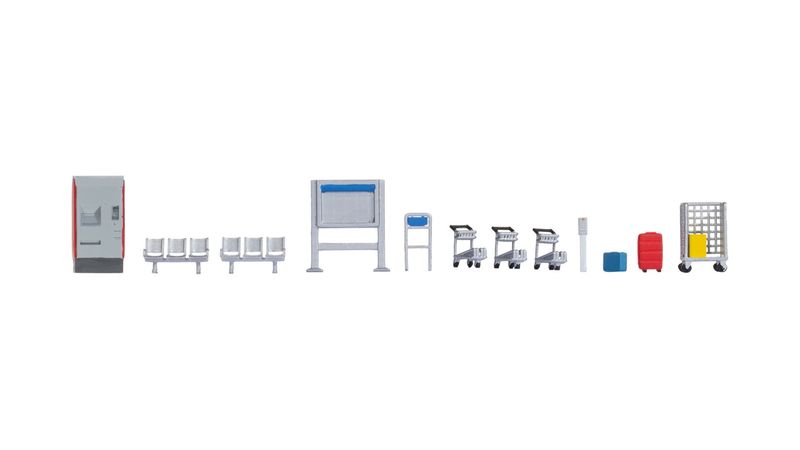 Noch 14827 - Bahnsteig-Zubehör H0