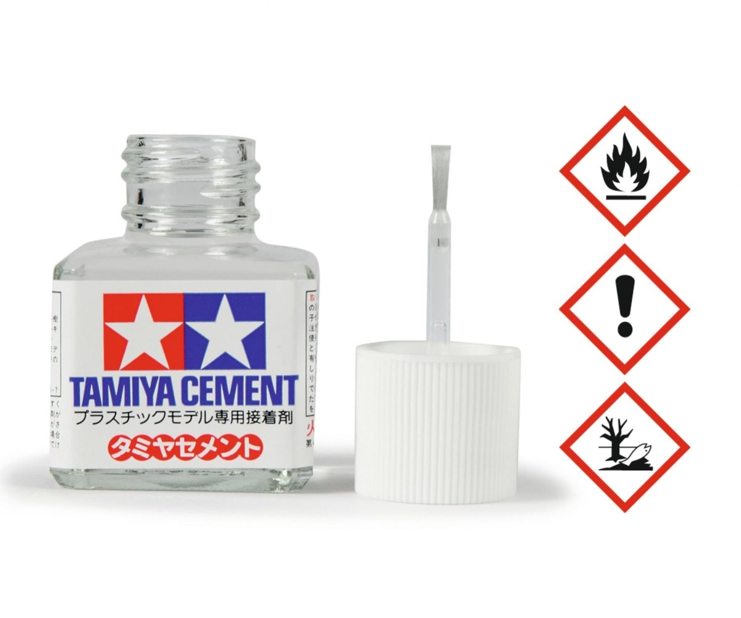 Tamiya 87003 - Tamiya Cement w/Brush 40 ml