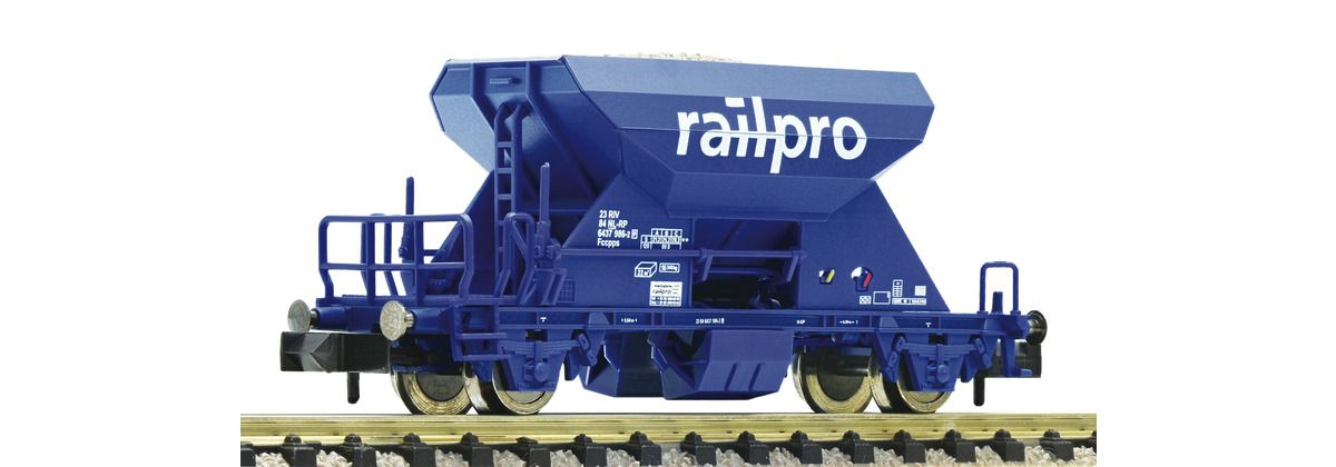 Fleischmann 822901, 822902 en 822904 - 3 delige set, ballast wagons, Voestalpine Railpro