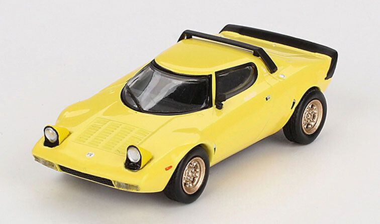 Mini GT  1:64 - Lancia Stratos HF Stradale Giallo Fly 1975