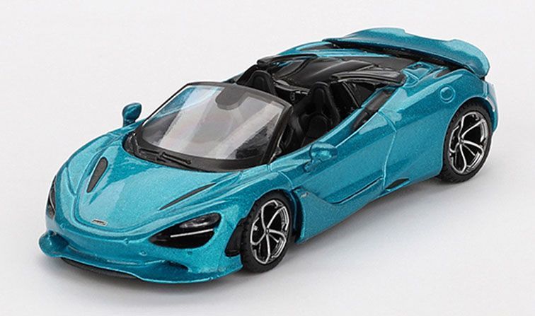 Mini GT  1:64 - McLaren 750S spider &#39;24, blauw
