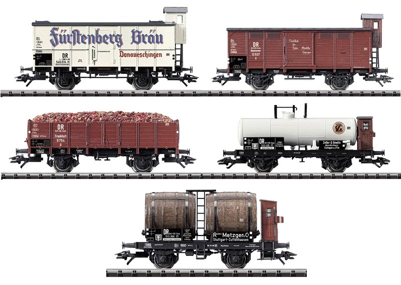 Trix 23859 - Güterwagen-Set &quot;Die junge DB / 50 Jahre Baden-Württemberg&quot; H0