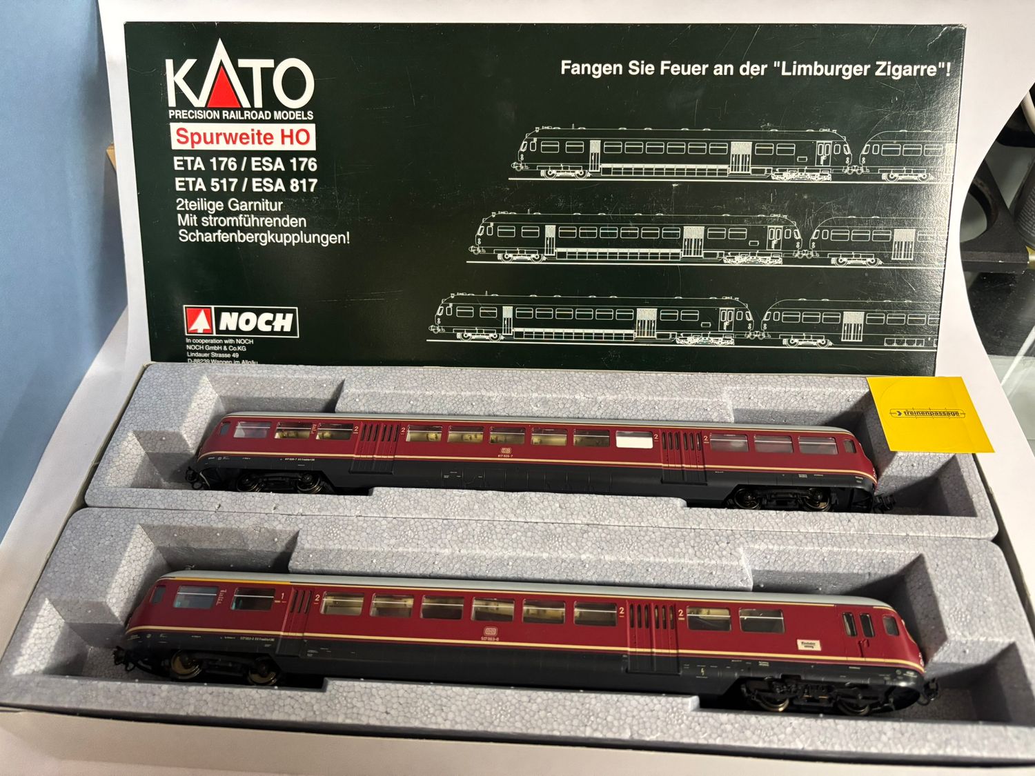 Occasion | Kato 73327 - ETA517.003-0/ESA817.606-7 &quot;Limburger Zigarre&quot; Ep.IV H0