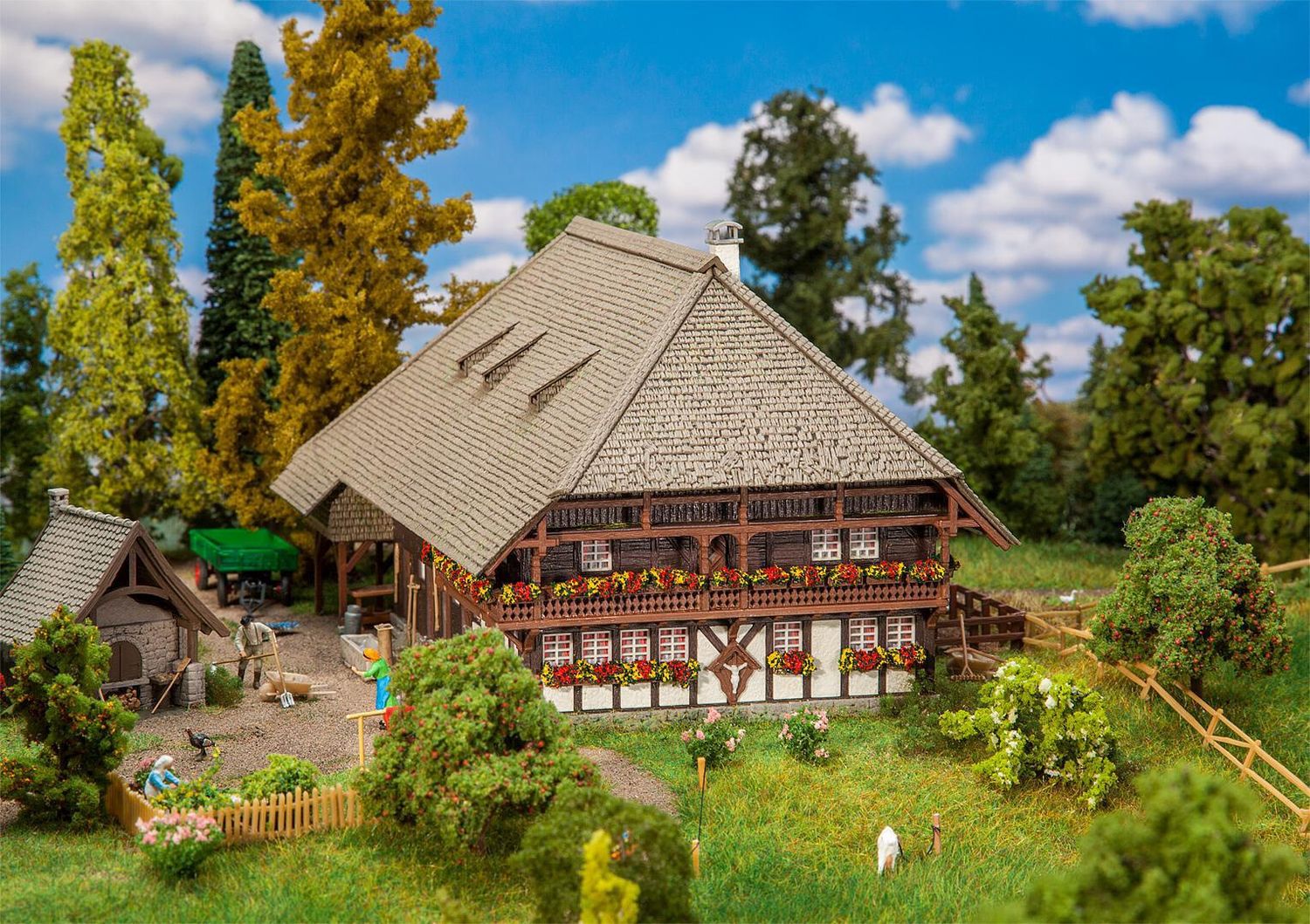 Faller 191834 - Boerderij Zwarte Woud H0