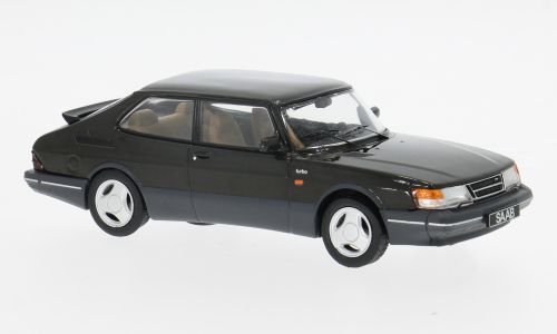 IXO 1:43 -  Saab 900 Turbo, zwart, 1988