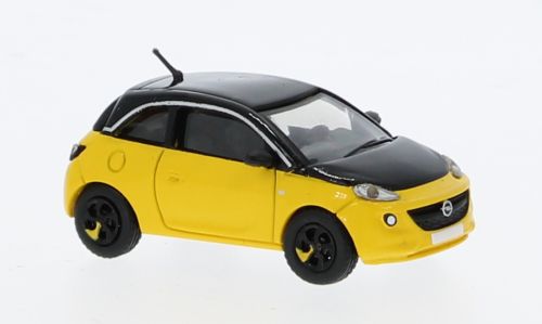 PCX 1:87 -  Opel Adam, geel/zwart, 2013
