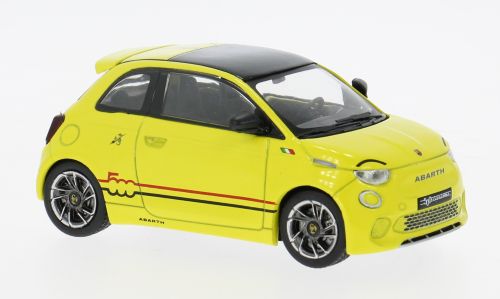 IXO 1:43 -  Fiat 500e Abarth, geel, 2024