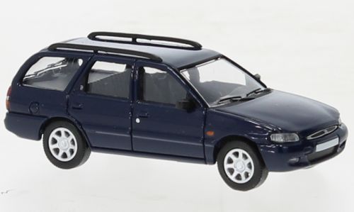 PCX 1:87 -   Ford Escort MK VII Turnier, donkerblauw, 1995