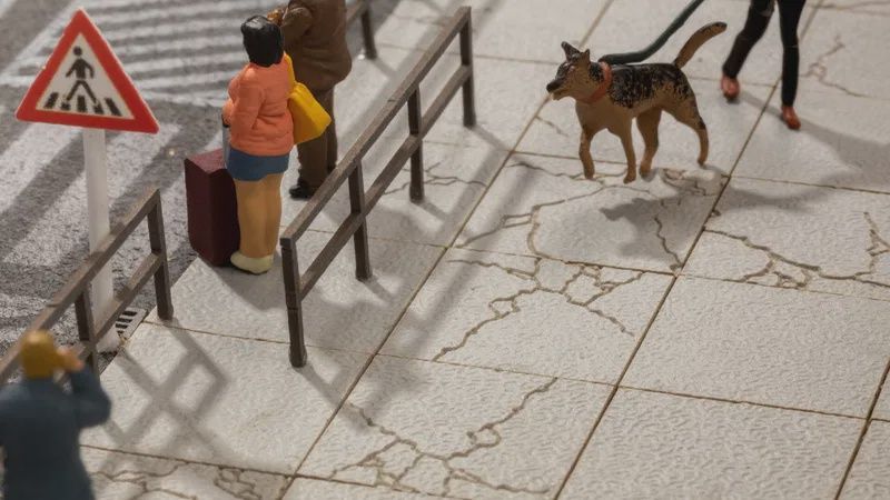 Noch 14237 - Grote betonplaten H0