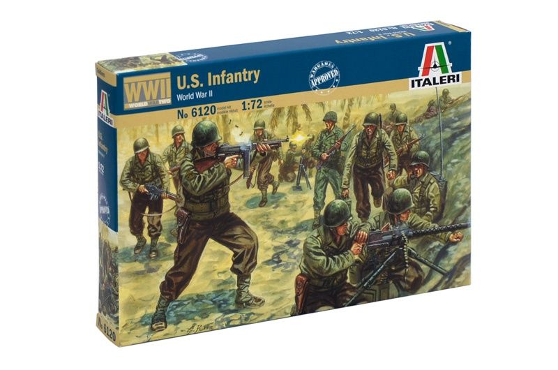 Italeri 6120 - WWII Infantry :72