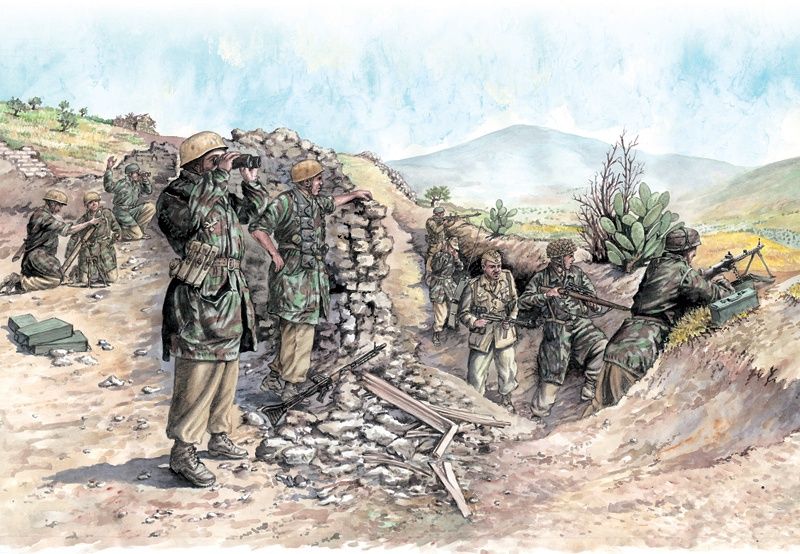 Italeri 6134 - German Paratroop. (tropical) 1:72