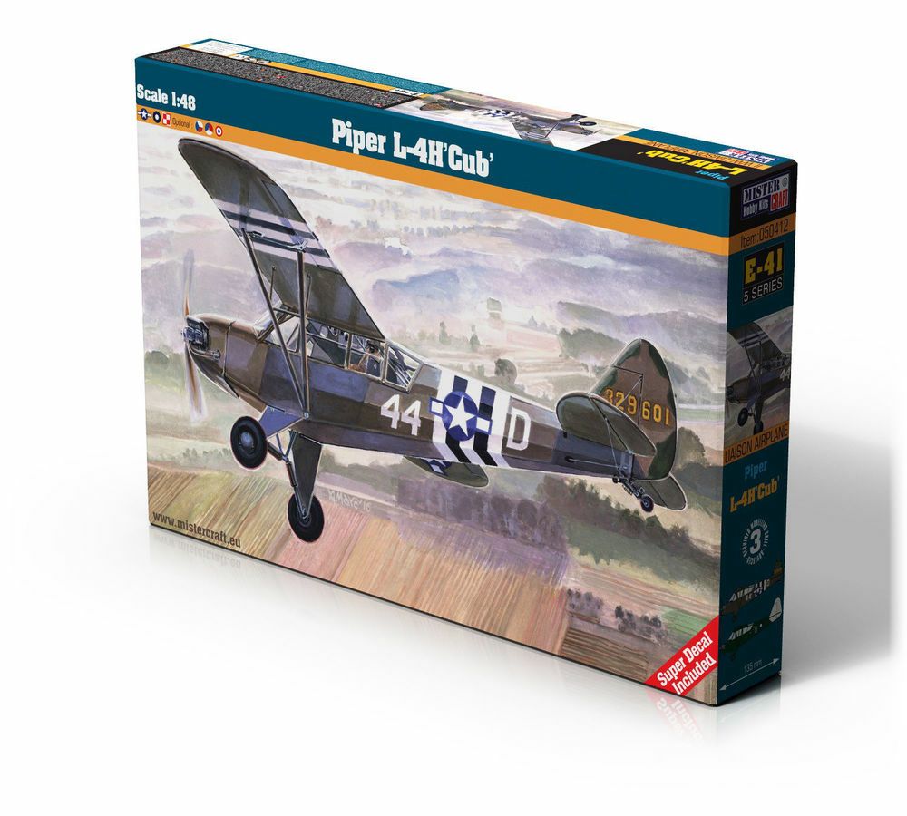 Mister craft 050412 - Piper L-4H &quot;CUB&quot; NL decals 1:72