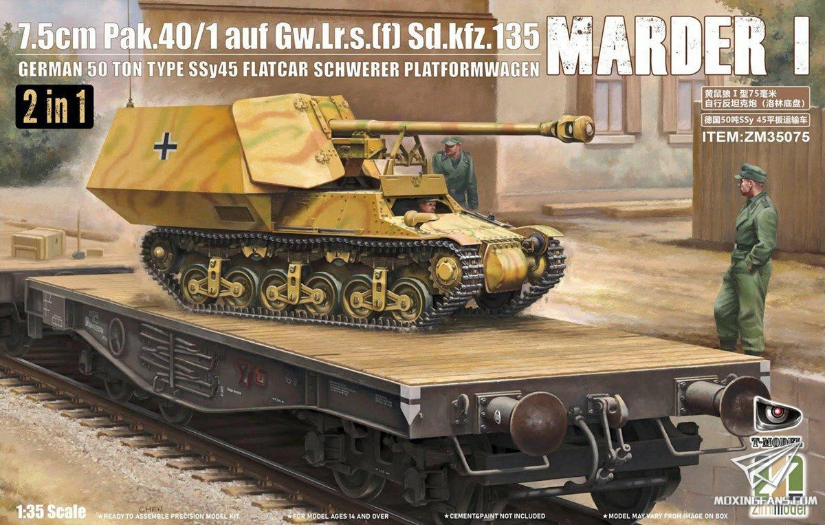 Zimimodel 35075 - Marder I 7.5cm Pak.40/1 auf Gw.Lr.s.(f) 1:35