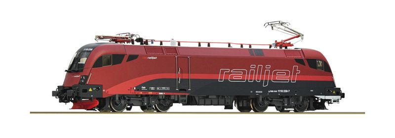 Roco 7510208 - Elektrolokomotive 1116 238-7 „Railjet“, ÖBB VI Sound