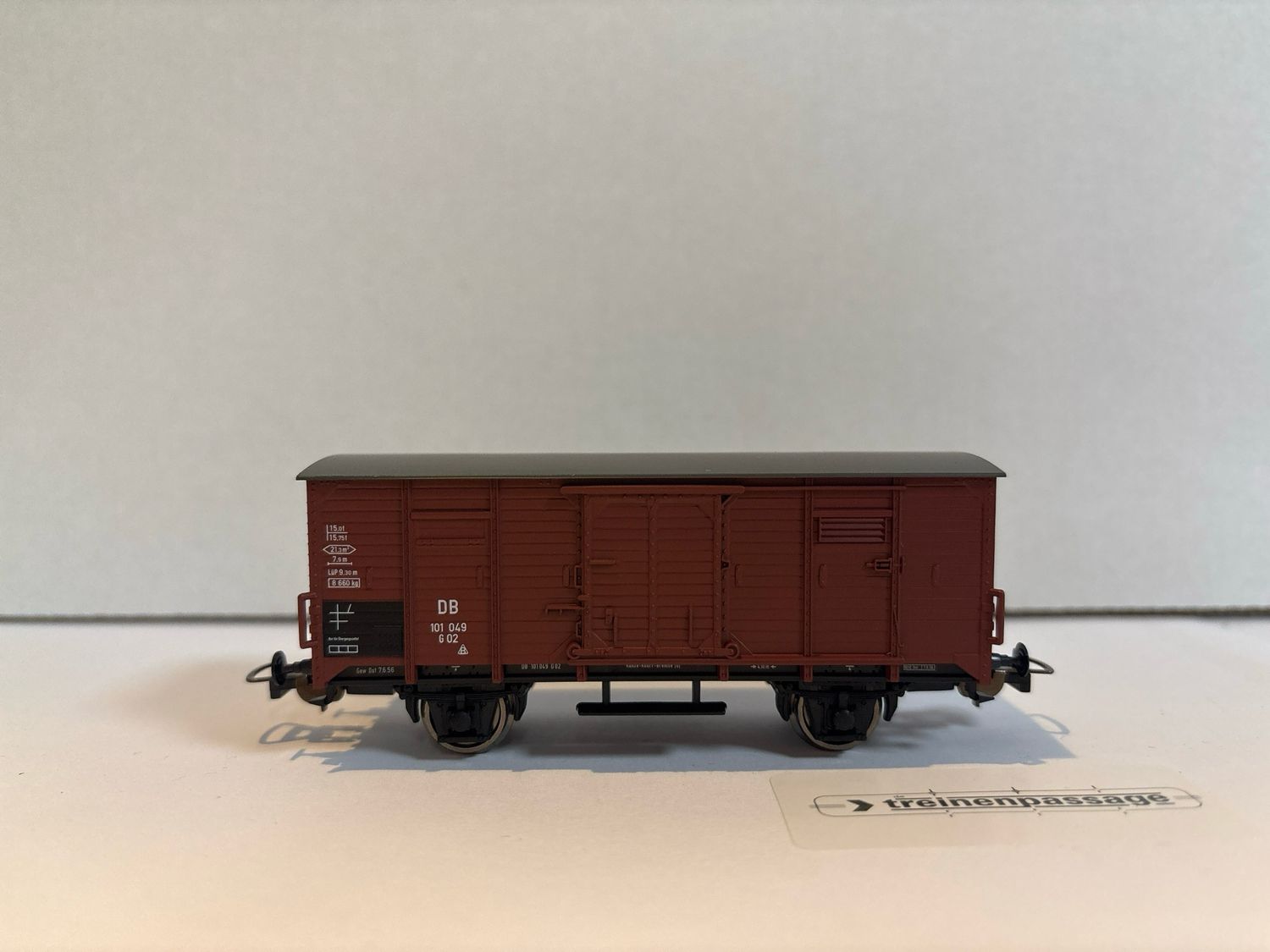 Piko 54704 - Gesloten goederenwagon G02, DB, III H0