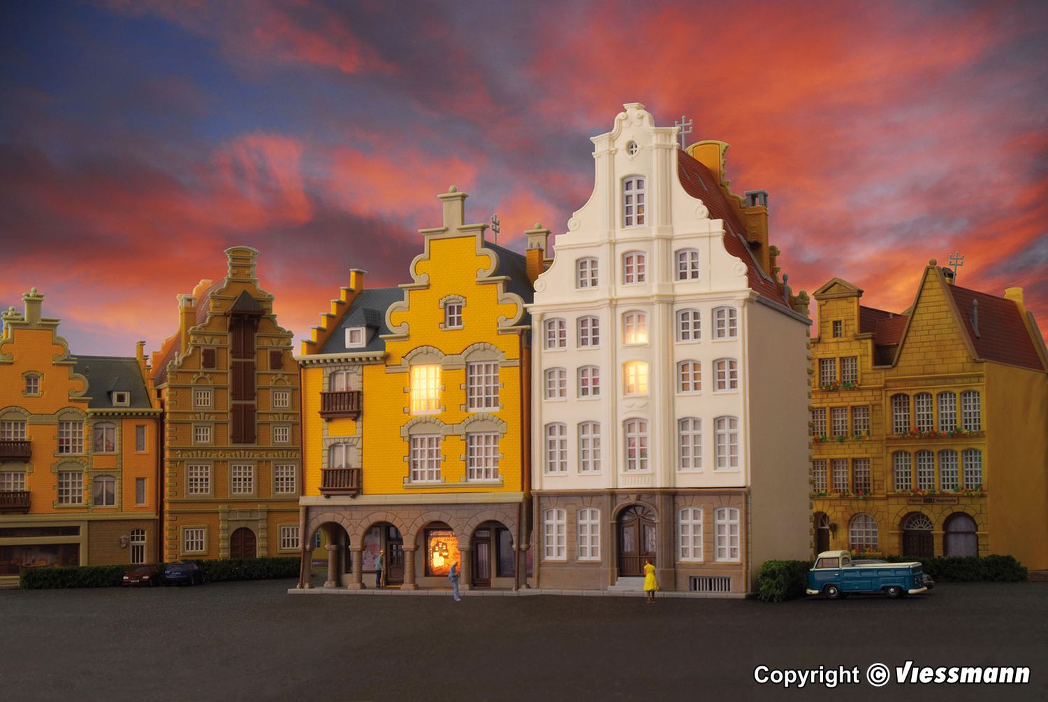 Kibri  37154 - Twee stadswoningen in Tournai N