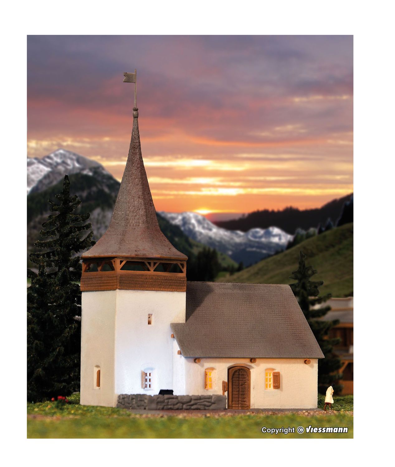 Kibri  37031 - Dorpskerk Sertig N