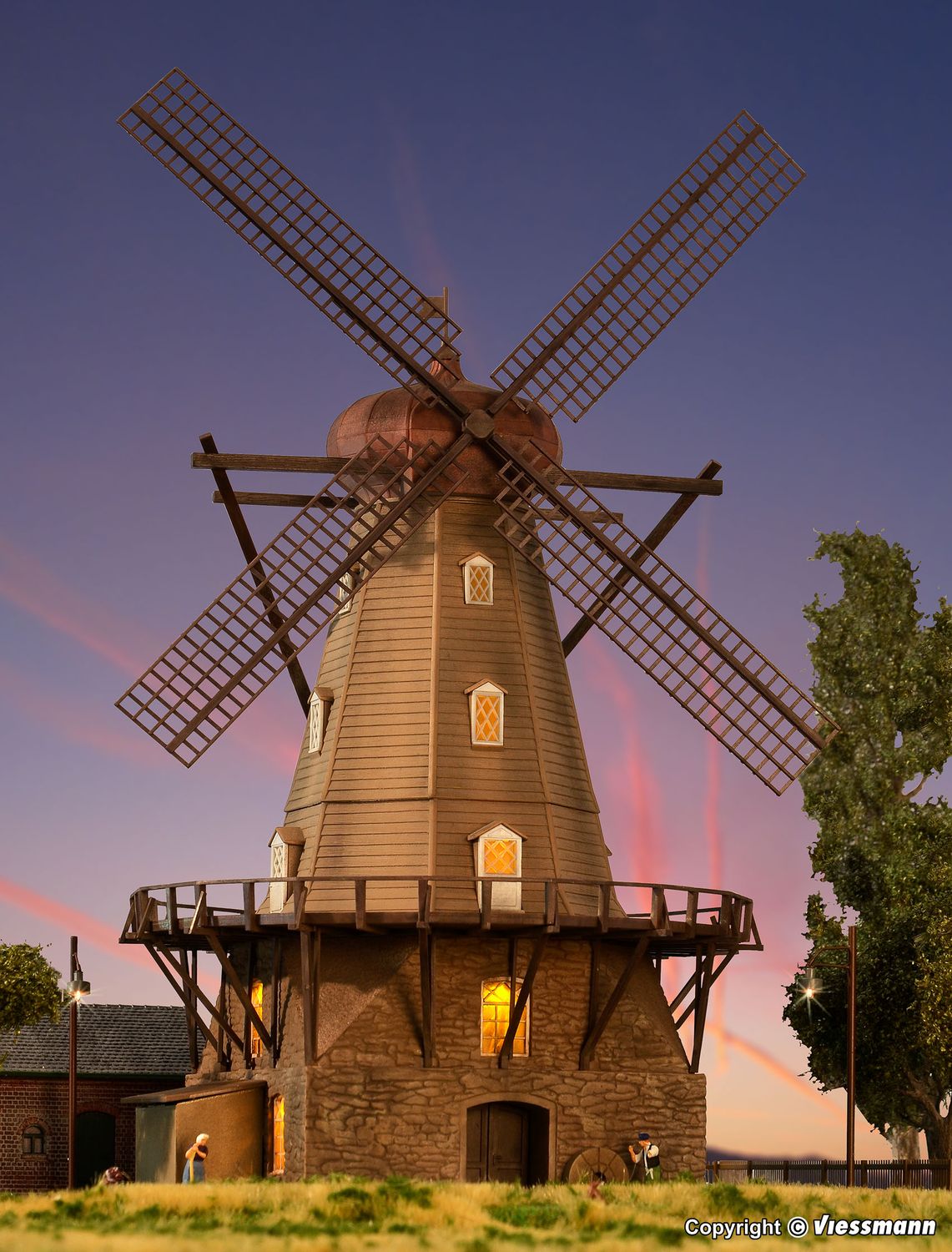 Kibri  39151 - Windmolen in Hammarlunda H0