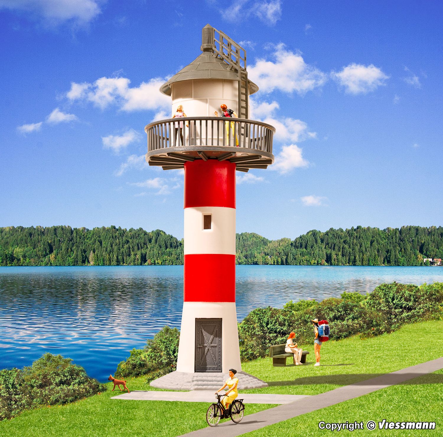 Kibri  39152 - Vuurtoren aan de Elbe H0