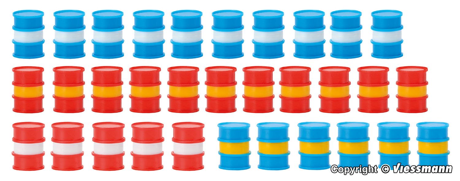 Kibri  39386 - Benzinevaten, 32 stuks H0