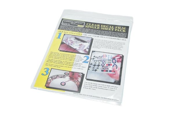 Bare Metal Foil 124 - CLEAR LASER/COLOR DECAL 1PK