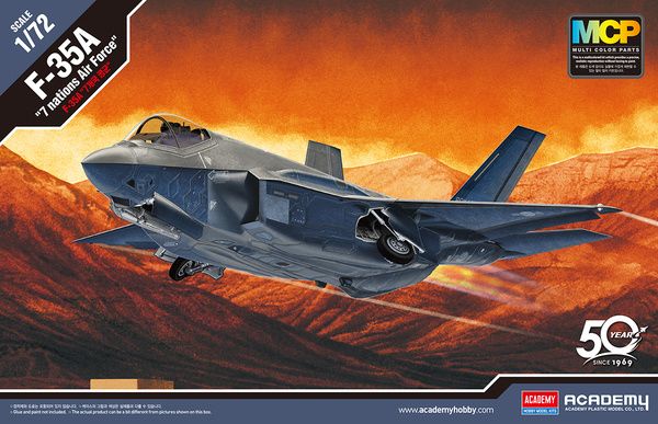 Acadamy 12561 - F-35A &quot;Seven Nation Air Force&quot; -NL decal 1:72