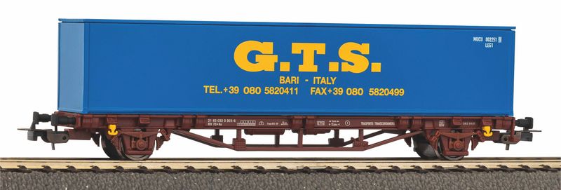 Piko 27700 - Containerwagon, 40&#39; container van GTS uit tijdperk V H0