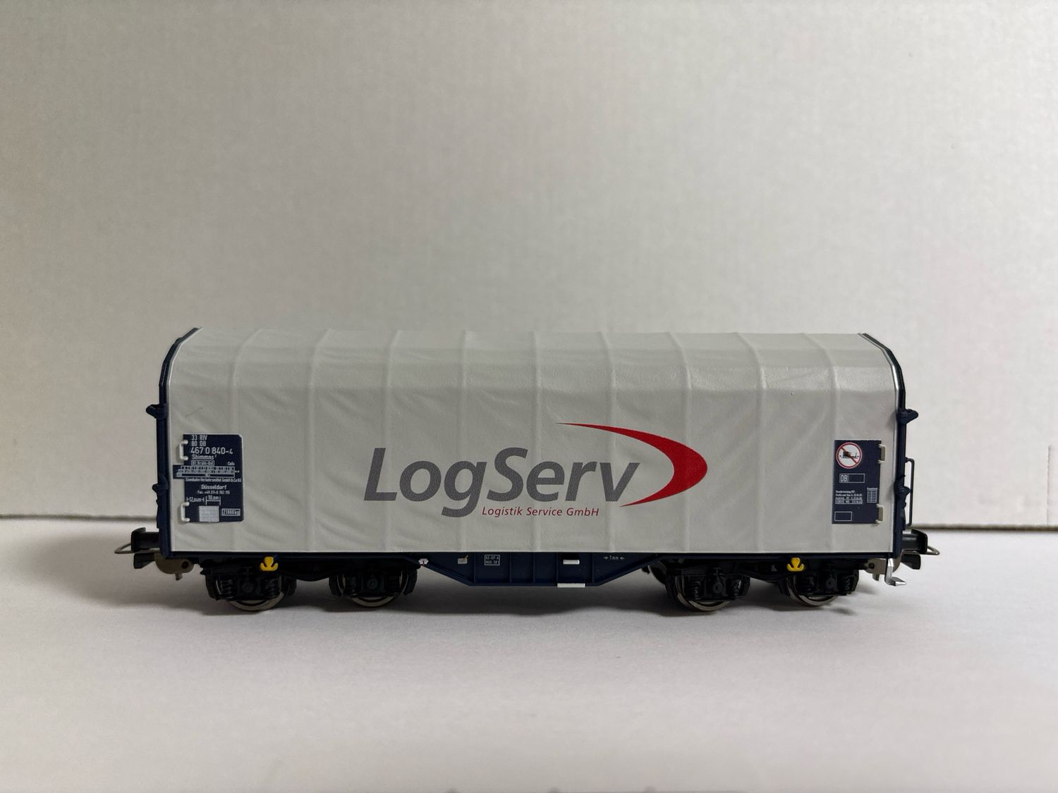 Piko 54393-4 - Schuifzeilwagon, Shimmns, LogServ, DB AG, V